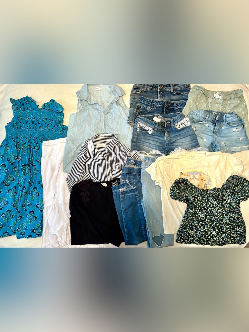 Cute boho 10/12 BTS Girls Mixed Tops & Bottoms Lot